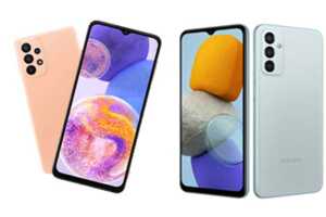 Les Samsung Galaxy A13, Galaxy A23, Galaxy M23 et Galaxy M33 sont désormais officiels et partagent de nombreux composants