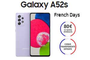 French Days Rentrée 2022 : une grosse remise immédiate sur le Samsung Galaxy A52s 5G