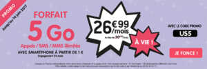 NRJ Mobile prolonge la promotion sur le forfait Ultimate Speed 5 Go à 26,99 euros