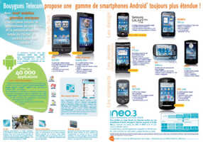 Bouygues propose 9 smartphones Android