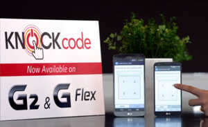 LG G2 et G Flex : Knock Code est en route