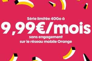 Forfait mobile : Nouvelle série limitée SOSH 40Go à 9,99€ sur le réseau Orange