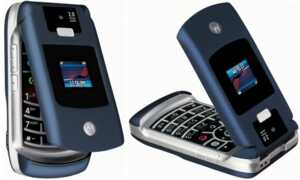 Le RAZR V3x de Motorola arrive en bleu métallisé