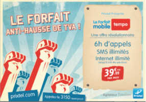 Prixtel lance le forfait « Tempo » à 39,99 euros