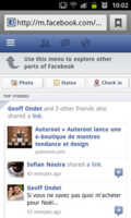Facebook mobile s'offre une belle mise à jour