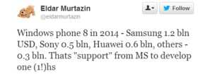 Microsoft prêt à tout pour garantir le succès de Windows Phone 8, même à acheter ses partenaires ?