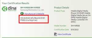 Samsung Galaxy Note 3 : Android 4.3 Jelly Bean confirmé
