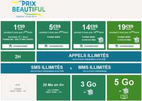B&YOU propose la 4G à 14,99 euros (Prix Beautiful)