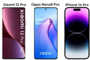 iPhone 14 Pro, Oppo Reno 8 Pro, Xiaomi 12 Pro : lequel choisir ?