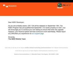 iOS 7 dispo dès le 10 septembre prochain ?