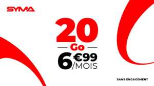 Forfait mobile à petit prix : cette série limitée 20Go à 6.99€ cartonne !