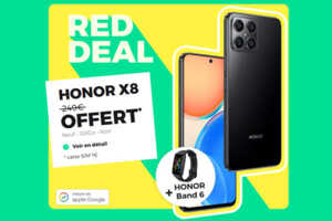 Nouvelle promotion RED DEAL : le Honor X8 est offert !