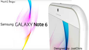 Samsung Galaxy Note 6 : un concept très élégant doté d'un écran sans bordure