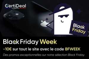 Black Friday Certideal : Les smartphones reconditionnés encore moins chers pendant le Black Friday !