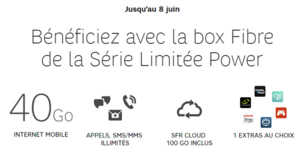 SFR lance un forfait 4G avec 40 Go de data pour ses clients Fibre