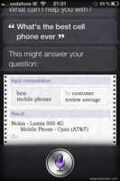 D'après le Siri de l'iPhone 4S, le Nokia Lumia 900 est le meilleur smartphone !