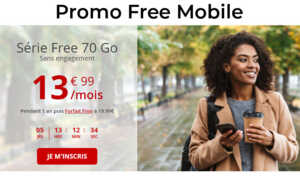 Nouvelle promo Free Mobile avec la Série Free 70 Go