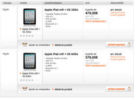 L'iPad débarque chez Orange