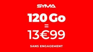 Craquer pour ce forfait mobile 5G pas cher avec 120Go et un max de services !