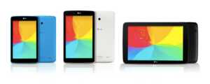LG officialise 3 nouvelles tablettes dans la gamme G Pad