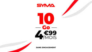 Ne ratez pas ce forfait mobile avec 10Go à seulement 4.99€ par mois, même après un an
