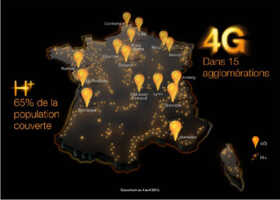 Orange lance son réseau 4G dans 50 villes et vise 1 million de clients pour fin 2013