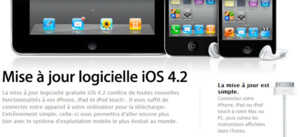 Apple iPhone : iOS 4.2 disponible