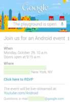 Android et Nexus : les annonces de Google, ce sera le 29 octobre