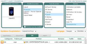 Acer Liquid E : mise à jour Android 2.2 disponible !