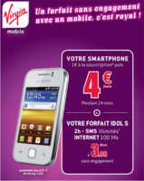Virgin Mobile lance une offre associant un forfait sans engagement à un smartphone