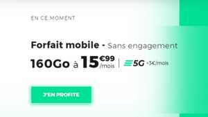 Bon plan forfait mobile : Nouvelle offre RED BY SFR avec 160Go à 15,99 € et sans engagement de durée !