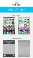 iOS 6 contre iOS 7 : les différences graphiques illustrées dans une infographie 