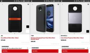 Lenovo Moto Z : combien coûteront les Moto Mods ?