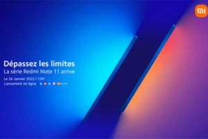La série des Xiaomi Redmi Note 11 sera lancée le 26 janvier pour tout bousculer