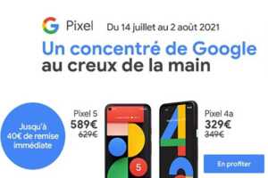 Promos Boulanger sur les Google Pixel : jusqu’à 40 € de remise immédiate !
