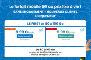 Forfait mobile spécial Black Friday : 80 Go sur le réseau Orange ou SFR à 9.99€ par mois à VIE chez YouPrice
