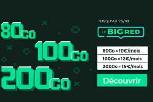 Forfait mobile : Dernière chance pour les énormes promotions BIG RED signé RED BY SFR