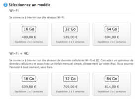 Nouvel iPad : Apple déjà en rupture de stock pour les précommandes
