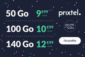 Promos de fin d’année chez Prixtel : 3 forfaits flexibles à prix mini qui font du bien à la planète