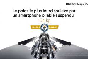 Le Honor Magic V5 dans le Guiness Book