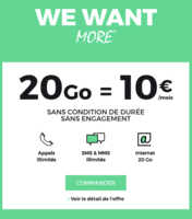 SFR brade le prix de son forfait 20 Go à 10 euros