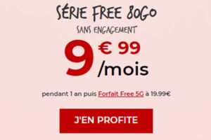 Forfait à moins de 10€ : Dernières heures pour profiter de la promotion Free Mobile 80Go !