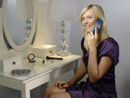 Sony Ericsson T707 avec Maria Sharapova