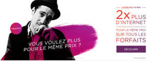 Virgin Mobile : option « Dooble Data » offerte sur tous les forfaits