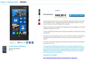 Nokia Lumia 920 : Phone House fixe le prix à 649,90 €, avec le coussin de recharge sans fil offert