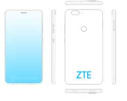 ZTE imagine une autre façon d’utiliser le trou d'un écran de smartphone