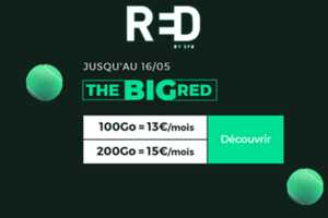 Faites vite ! Les deux énormes forfaits mobiles BIG RED à prix cassés s'arrêtent ce soir...