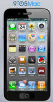 Un joli concept d'iPhone 5 avec un écran de 4 pouces, comparé à l'iPhone 4S