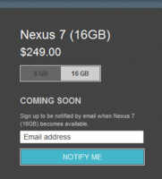 La Google Nexus 7 16 Go déjà en rupture de stock