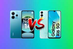 Les Samsung Galaxy A16 et Xiaomi Redmi Note 14
